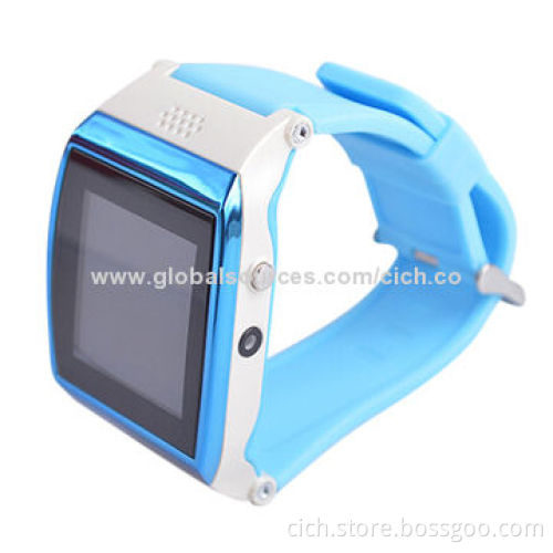 Smart Watch with Android 4.4/1.55-inch, BT 3.0, Built in SIM Card, 2G GSM Call & BT Call/FM & GPS